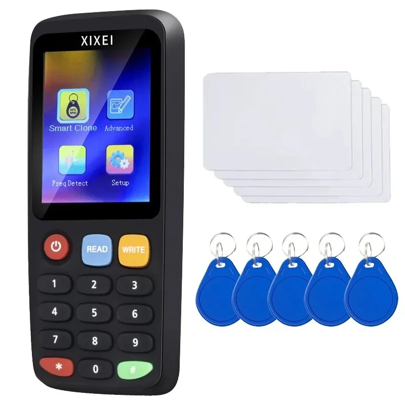 Newest Multifunctional X7 RFID Smart Chip NFC Decoder Duplicator Reader Writer Tag Copier 125KHz 13.56MHz Badge Token Clone Card