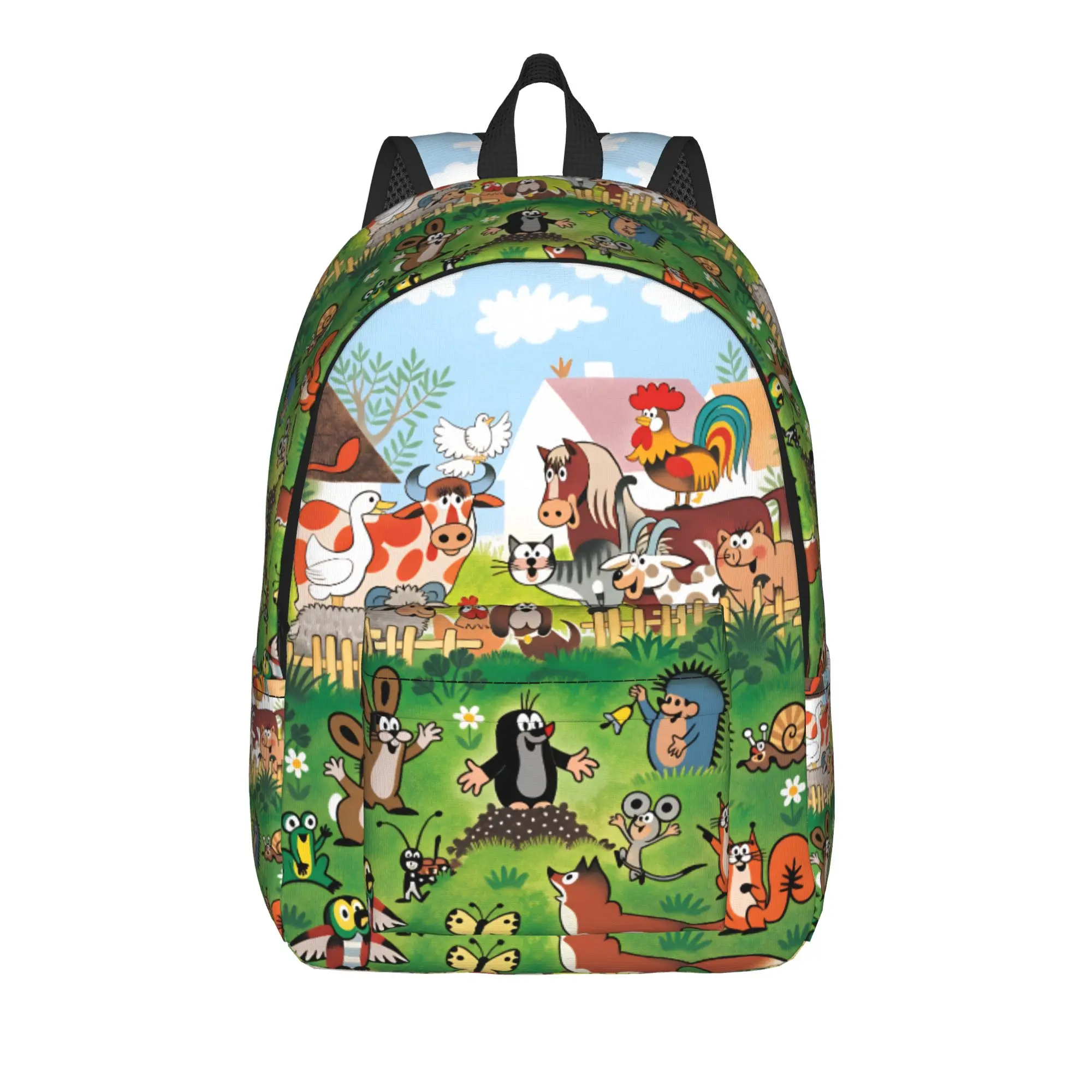 Czech Cartoon Krtek Mole Backpack Boy Girl  Durable Backpacks Polyester Kawaii School Bags Sport Designer Rucksack