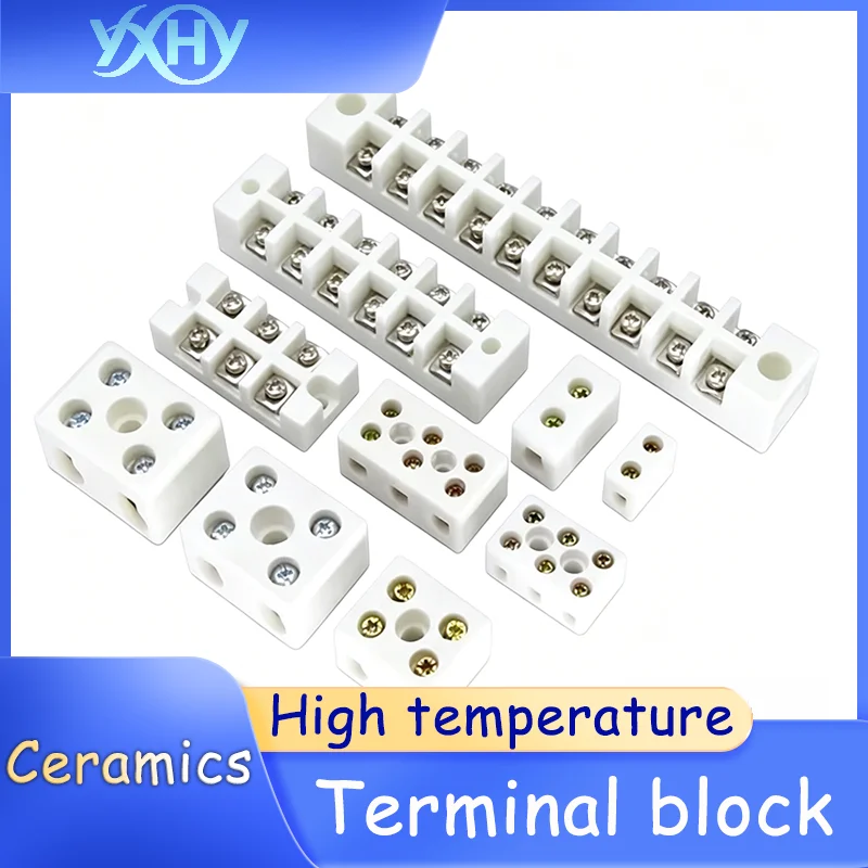 5pcs  High temperature resistant ceramic wiring terminal electric furnace wire terminal post wire quick coupling connector two i