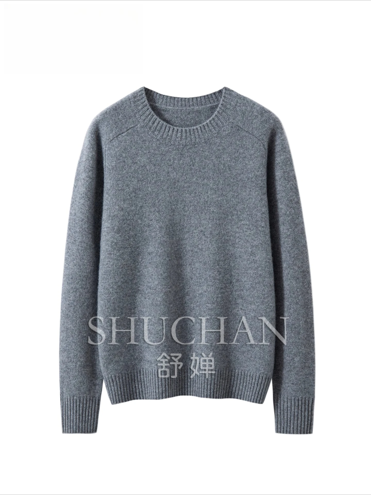 100 سترة الكشمير المعنقة المرأة 2025 جديد جولة الرقبة البلوز النسخة الكورية فضفاضة ورقيقة محبوك 290-310 جرام