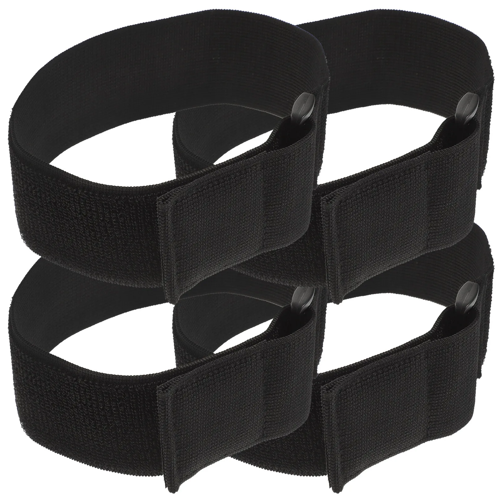 Adjustable Elastic Cable Tie Reusable Hook Loop Cable Management Strap Black Cord Organizer Arm Band for Desk Wire Tidy Storage