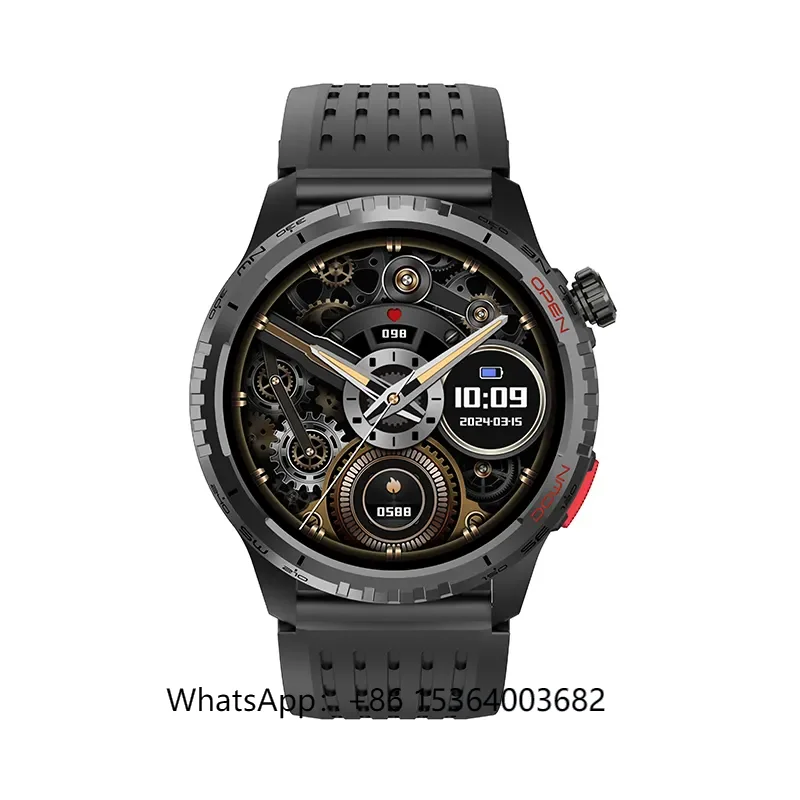 

2025 G11 Outdoor Sports Smart Watch IP67 GPS Barometer Compass Silica Gel Magnetic iOS Compatibility 3ATM Intelligent Reloj