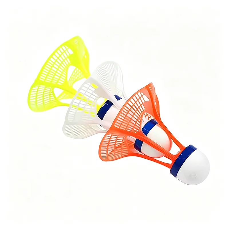 Badminton Raket - 3 Buah Shuttlecock Bulu Tangkis Plastik
