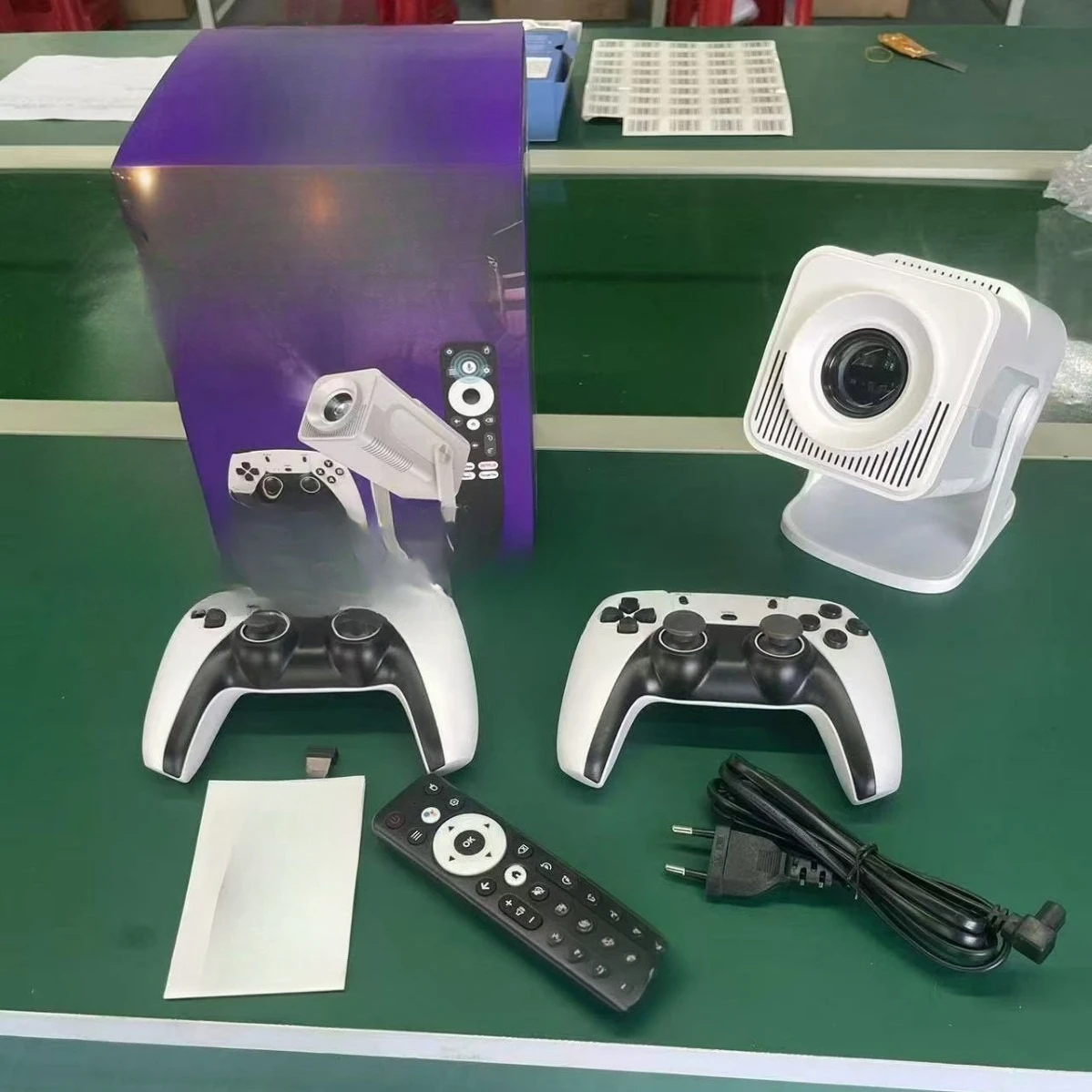 Game Console Projector Smart Bluetooth Voice Remote Control