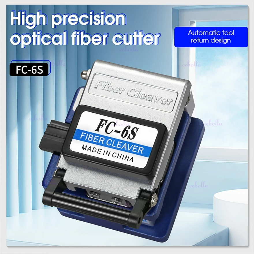 Fiber Cleaver FC-6S FTTH Tool Cleaver Fiber Optic Cutter Cold Connection Optical Fiber Cutting Knife Dedicated Metal