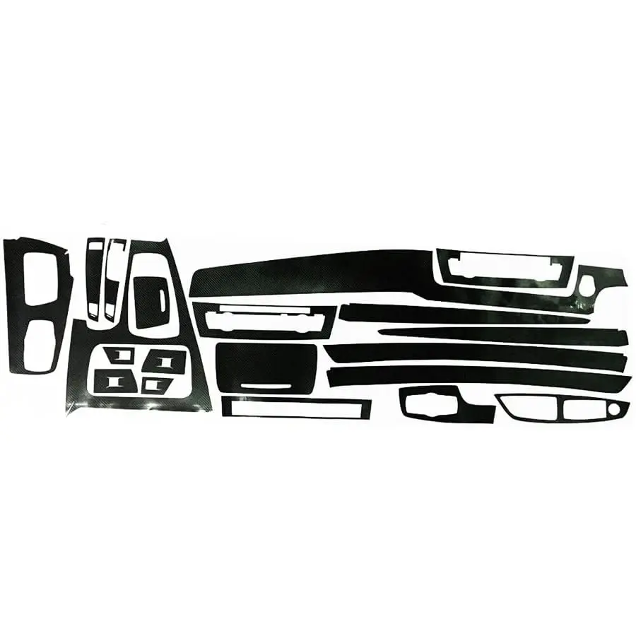 3D Carbon Fiber Pattern Vinyl Car Interior Trim Sticker for Bmw 5 Series F10 F18