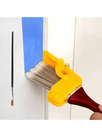Edging Color Separation Paint Brush Handheld Paint Edger Tool Ideal for Indoor and Outdoor Use on Walls and Ceilings