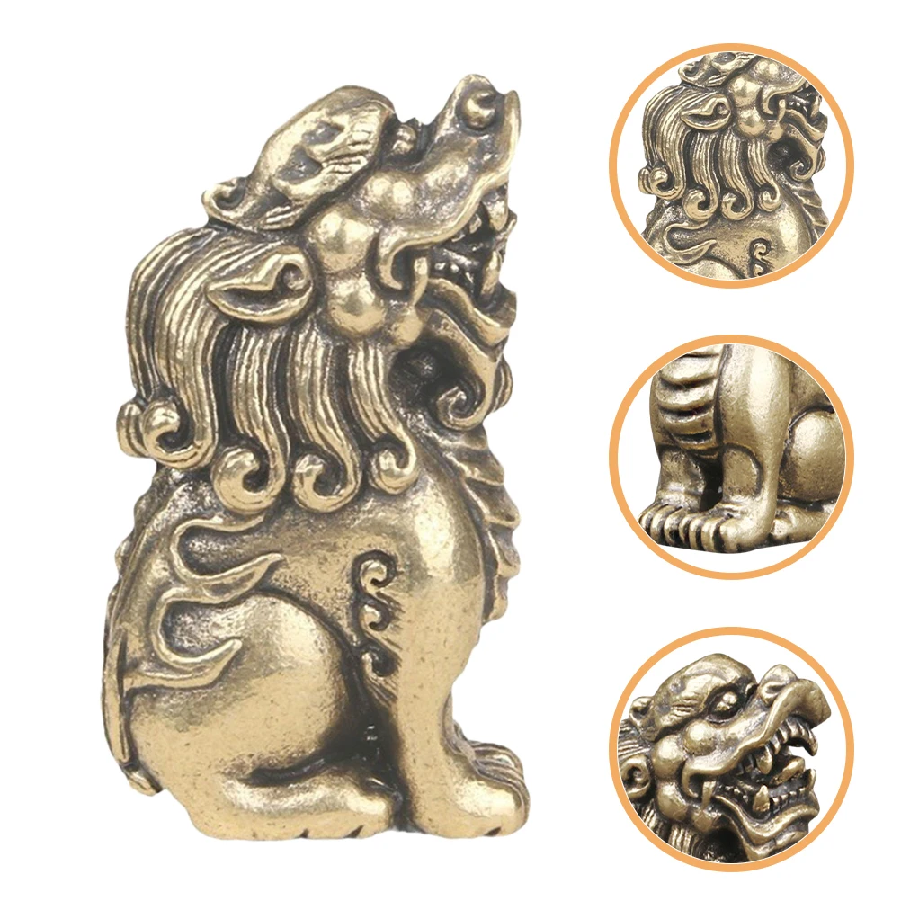 

Retro Statue Desktop Ornament Design Vintage Style Decor Desktop Adornments Craft Ornament Animal Sculpture Office