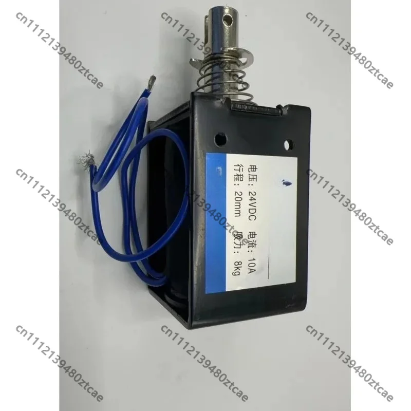 JF-1683B DC12V 24V Push Pull Electromagnet 10mm Stroke 80N Force Spring Return Solenoid Magnet