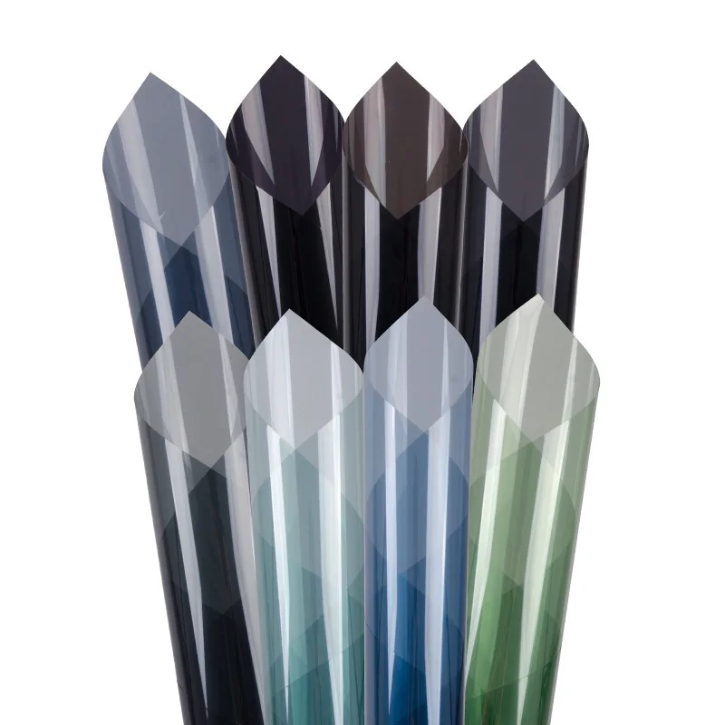 2025 HQ7595 عالية العزل نانو السيراميك الزجاج الأمامي فيلم 98% IR رفض 99% الأشعة فوق البنفسجية كتلة واضح السلامة السيارات نافذة تينت فيلم