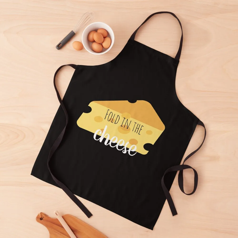 

Fold In The Cheese Apron Barista Women Kitchen Cooking Men'ss Apron