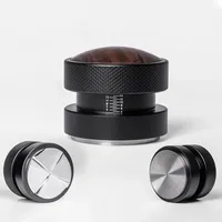 51/53/58.35mm Gravity Spring Coffee Distributors Coffee Tamper Adjustable Depth Calibrated Espresso Tamper Coffee Accessories