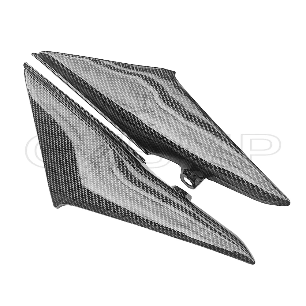 Motorcycle Carbon Fiber Pattern Gas Tank Side Panel Cover Fairing fit For Honda CBR600RR CBR600 RR CBR 600 RR F5 03 04 2003 2004