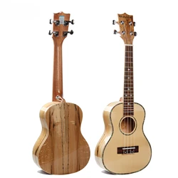 Guangzhou Manufacturer Musical Instrument Beautiful Special Wood Rotten 23 26 Inch Ukulele Concert Tenor Small Guitar