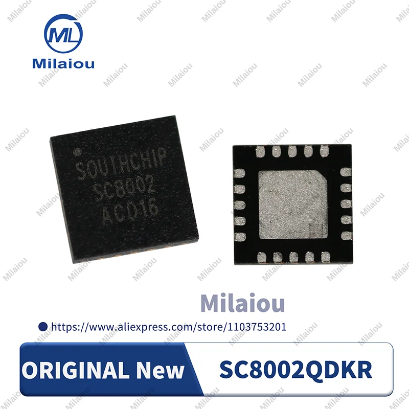 5PCS~100PCS/LOT SC8002QDKR 8002 QFN20 New Original DC-DC Power Management IC