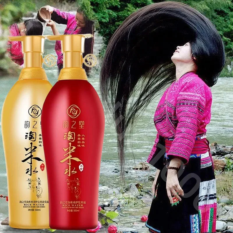 

500ml Tradition Wash Rice Water Hair Shampoo Professional Hair Care Anti Hair Loss Treatment Fast Growth Anti Dandruff Shampoo