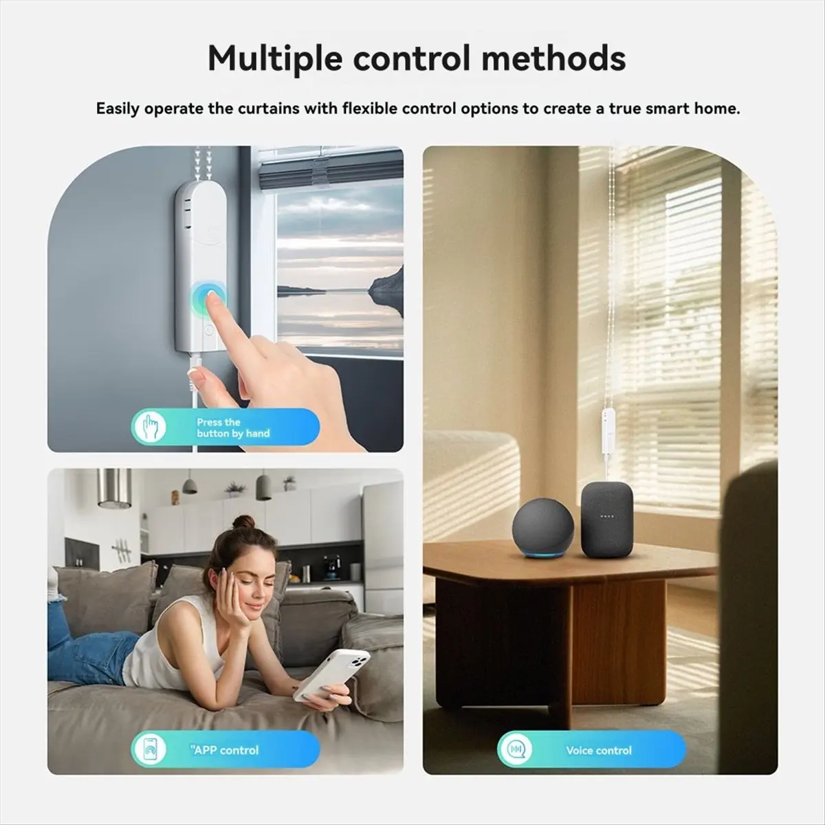 

*ONE DAY Tuya WiFi Solar Smart Shade Рулонные шторы Драйвер двигателя Электрические шторы Солнечная зарядка Управление через приложение Британская вилка