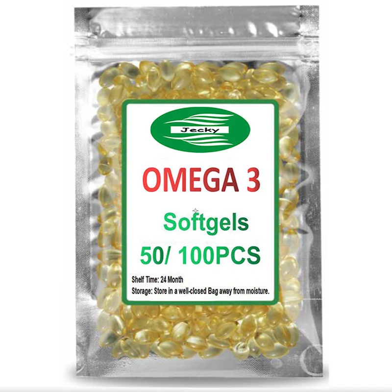 

1Pack 270pcs, OMEGA 3 1000mg Softgels EPA 330mg DHA 220mg Vitamin E 5mg