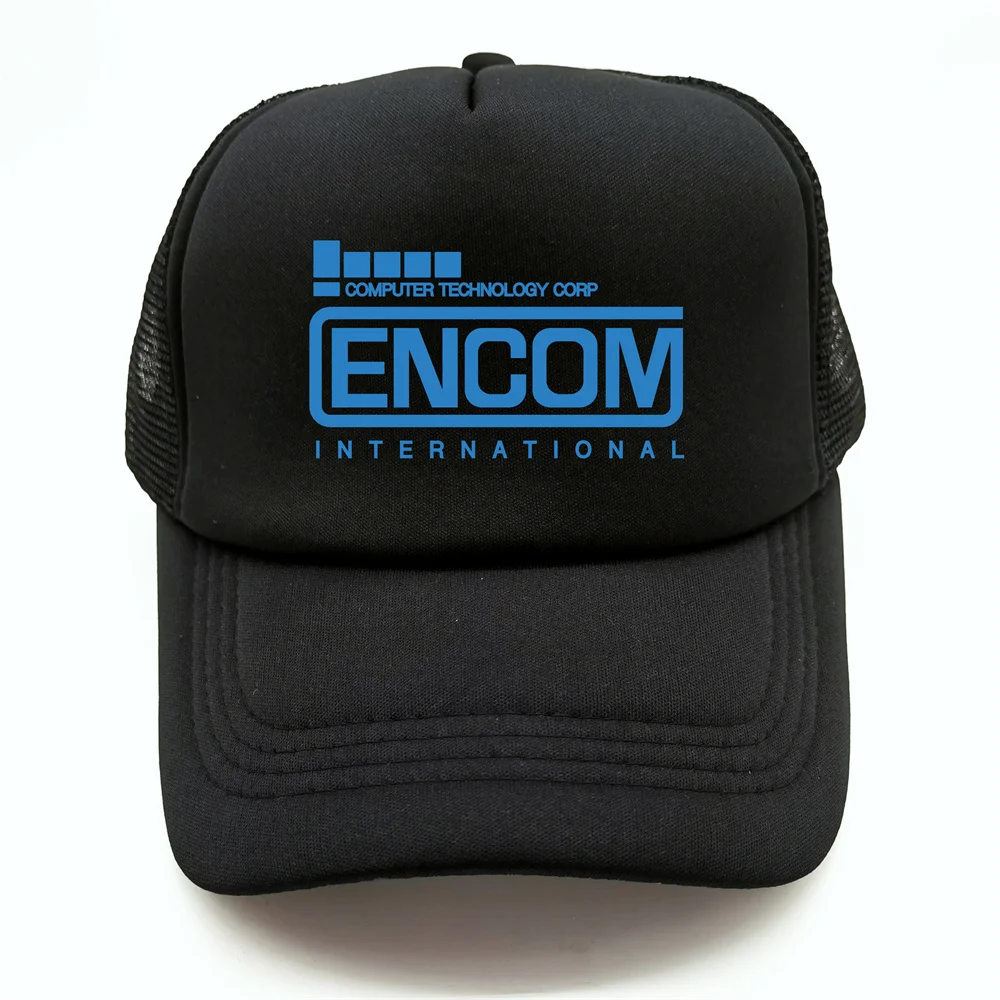 ENCOM International Inspired by Tron Retro Flynns Arcade Trucker Cap Men Hat Baseball Cap Cool Summer Unisex Mesh Net Hat MZ-587