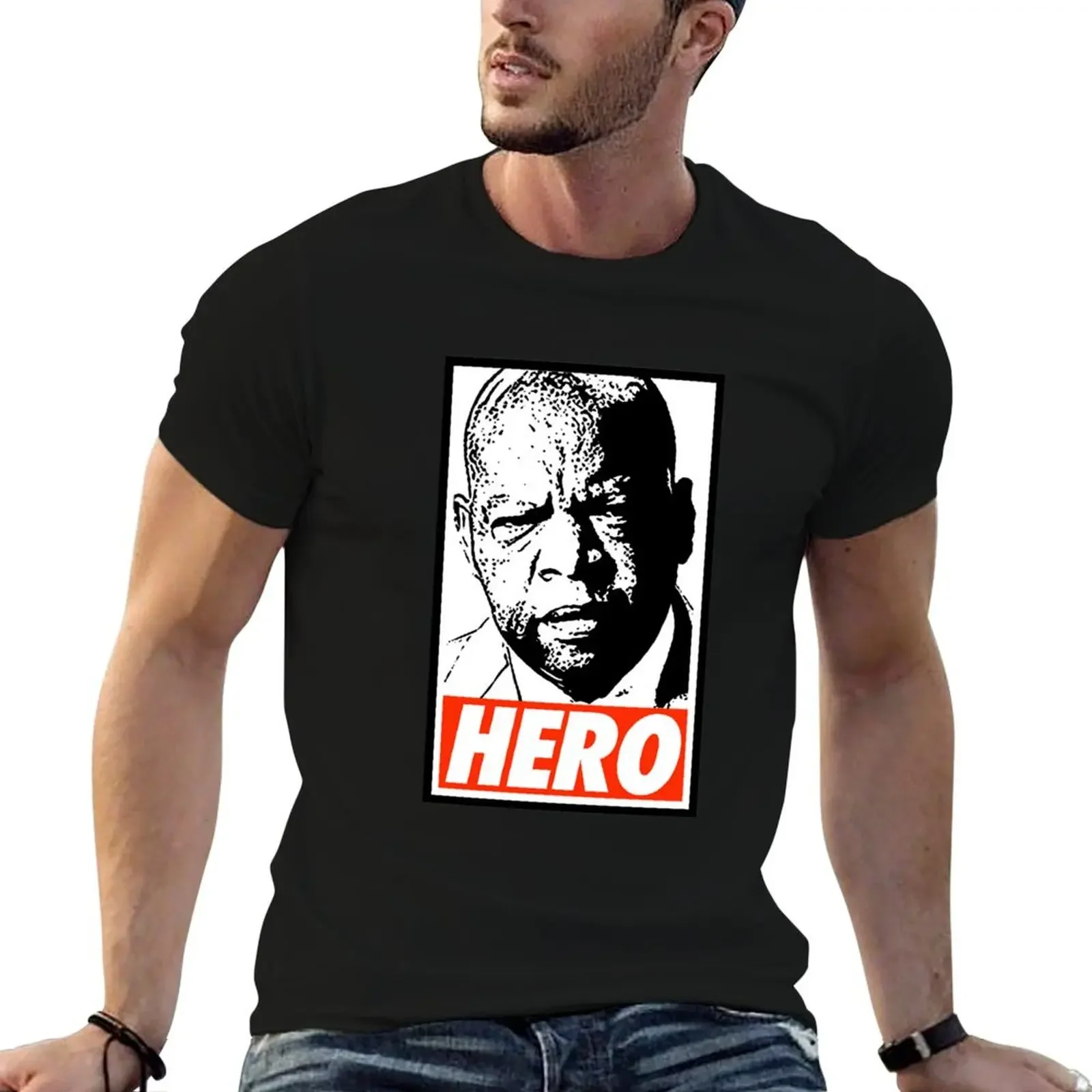 John Lewis Hero T-Shirt plus sizes sweat mens t shirts casual stylish