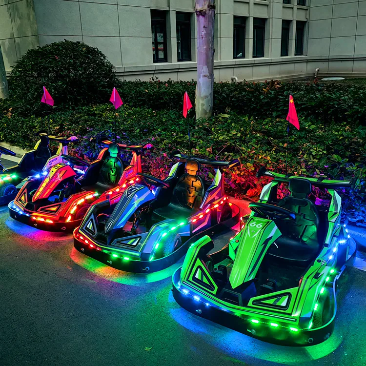 

Bumper Car New Children's Electric Go Karts Outdoor Park Commercial Battery Adult Kart With Lights