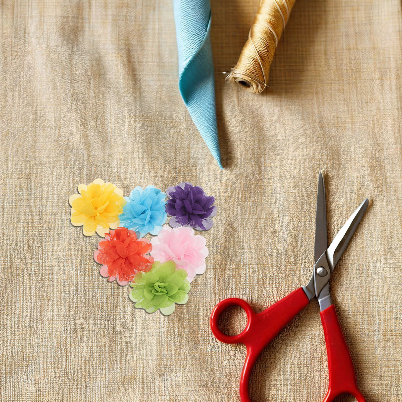 

30Pcs Pet Decoration Collar Colorful Chiffon Flower Hair Clips Small Dogs Cat Puppy Birthday Grooming Accessories