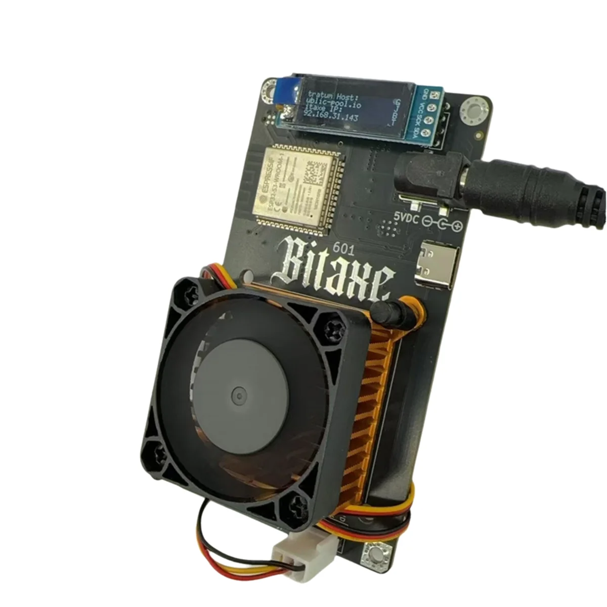 SuperDeals Bitaxe Gamma 601 솔로 복권 광부 1.2TH/S BM1370 Antminer S21 Pro Bitcoin BTC 광부 BR 플러그의 Asic 칩 18-22W