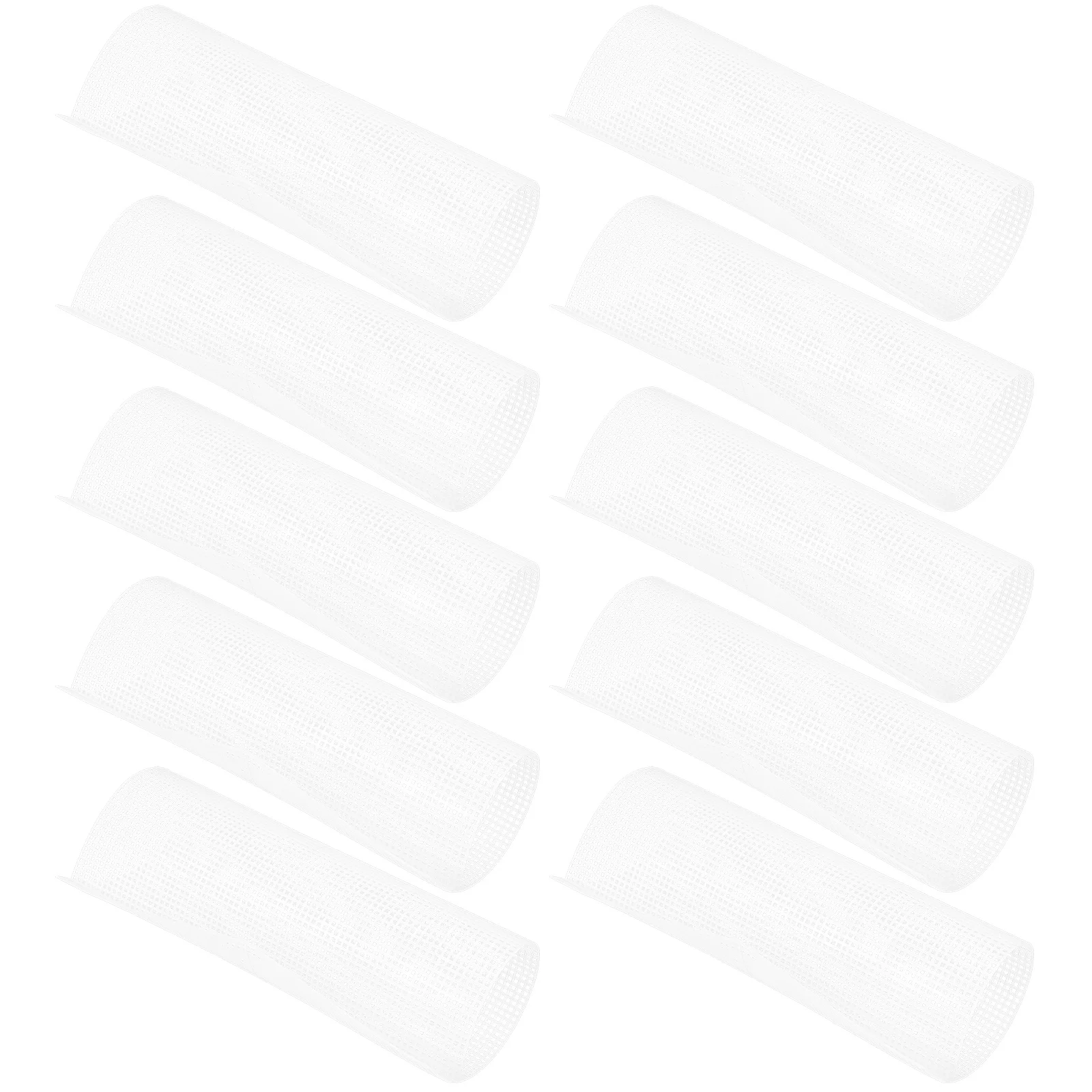 

10 Pcs White Grid Plastic Canvas Sheets 30x30cm Cross Stitch Sewing Quilting Needle Mesh DIY Crafting Portable Knitting