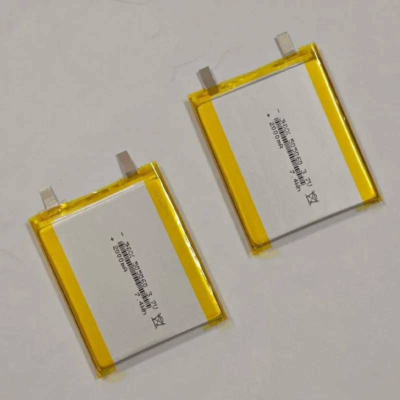 505060 3.7V 2000mAh Rechargeable Lithium Polymer Li-Po Li Ion Battery for Interphone Bluetooth Speaker PDA POS GPS Explay M43HD