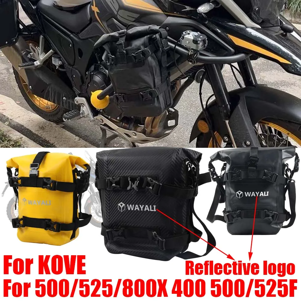 

For Colove KOVE 500X 525X 800X 400X 500F 525F Accessories Waterproof Tool Placement Storage Bag Frame Crash Bars Luggage Bags