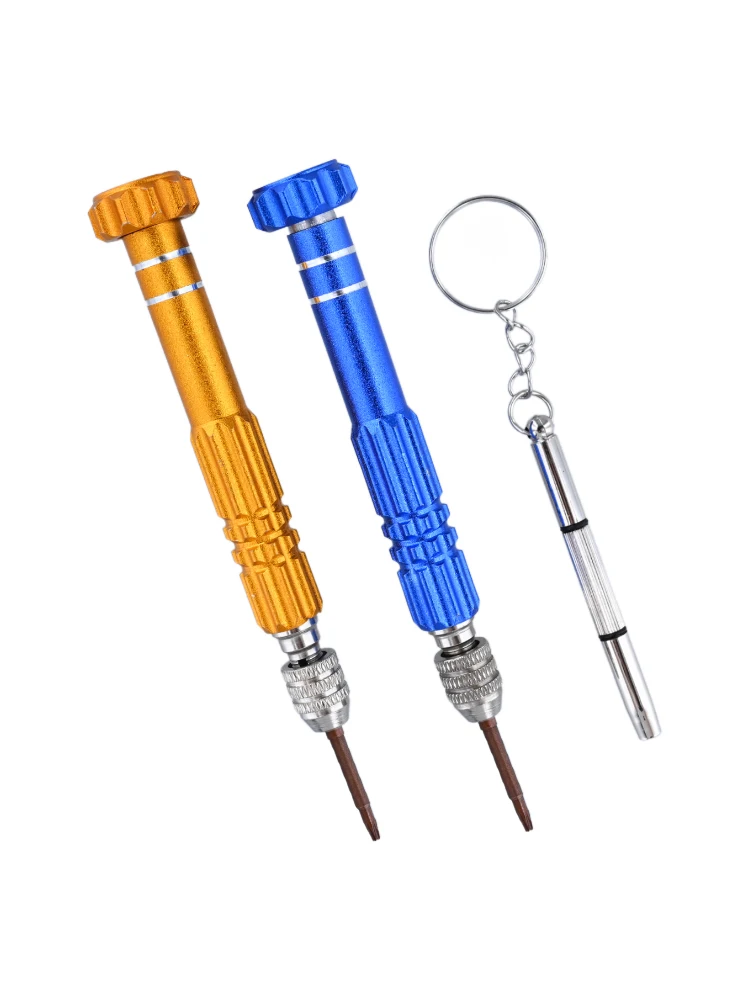 

5 In 1 Screwdriver Set Mini Portable Slotted Hex Pozidriv Screwdriver Glasses Camera Computer Watch Phone Repair Tools