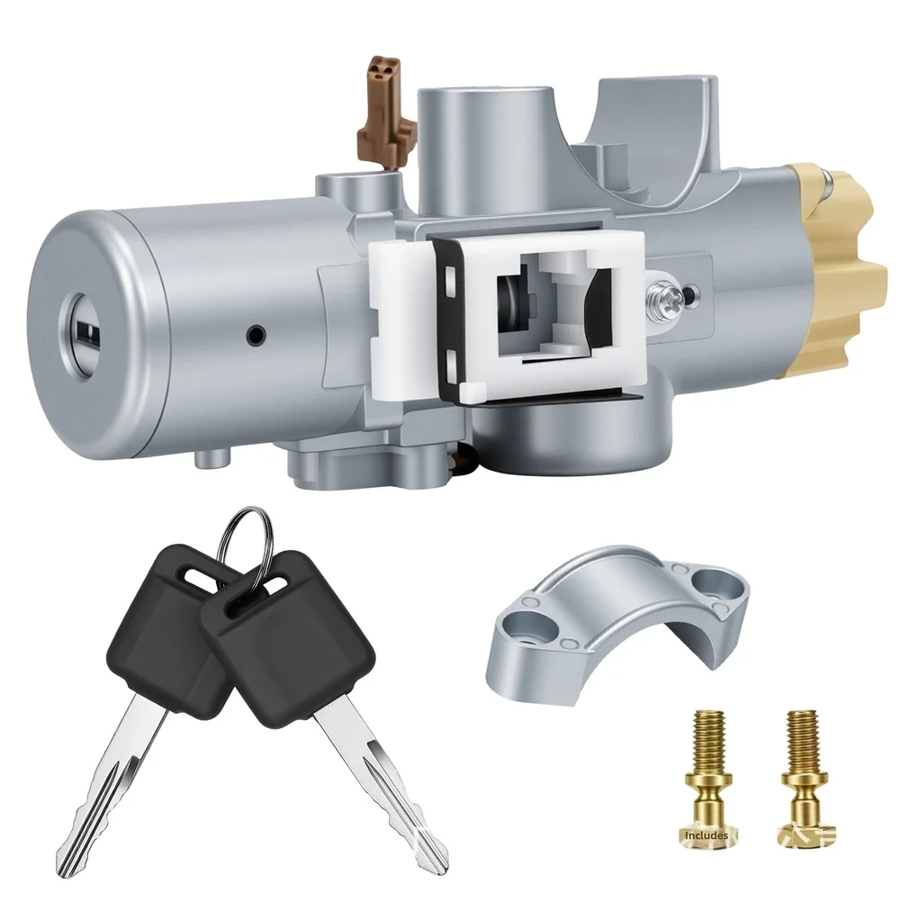 

Key Cylinder Ignition Lock Switch Vehicle Ignition Repair As Shown Plastic Metal Construction Easy Installation
