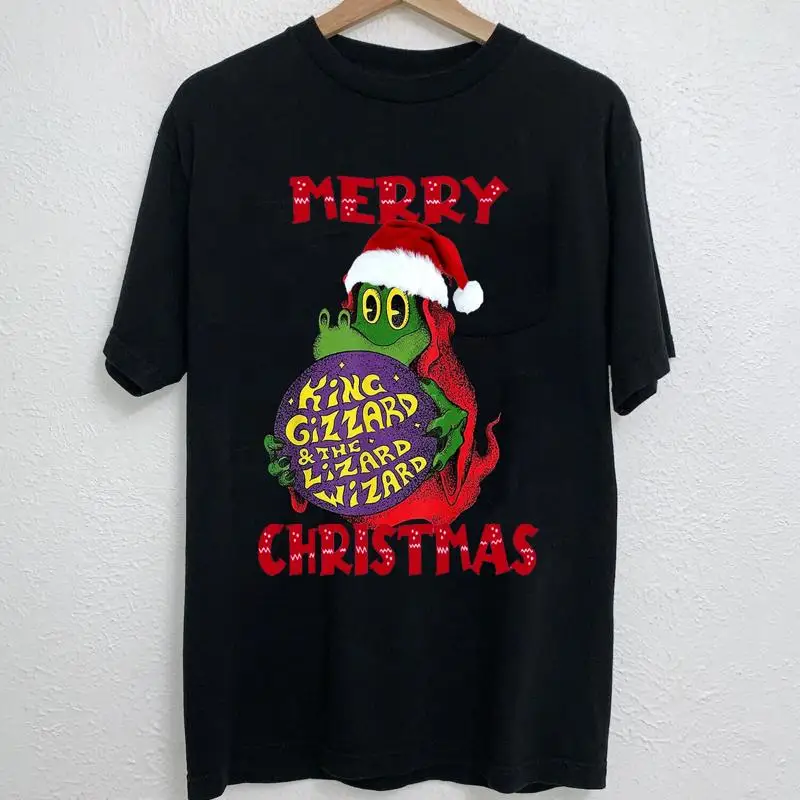 King Gizzard And The Lizard Wizard Merry Christmas Wizard T-Shirt