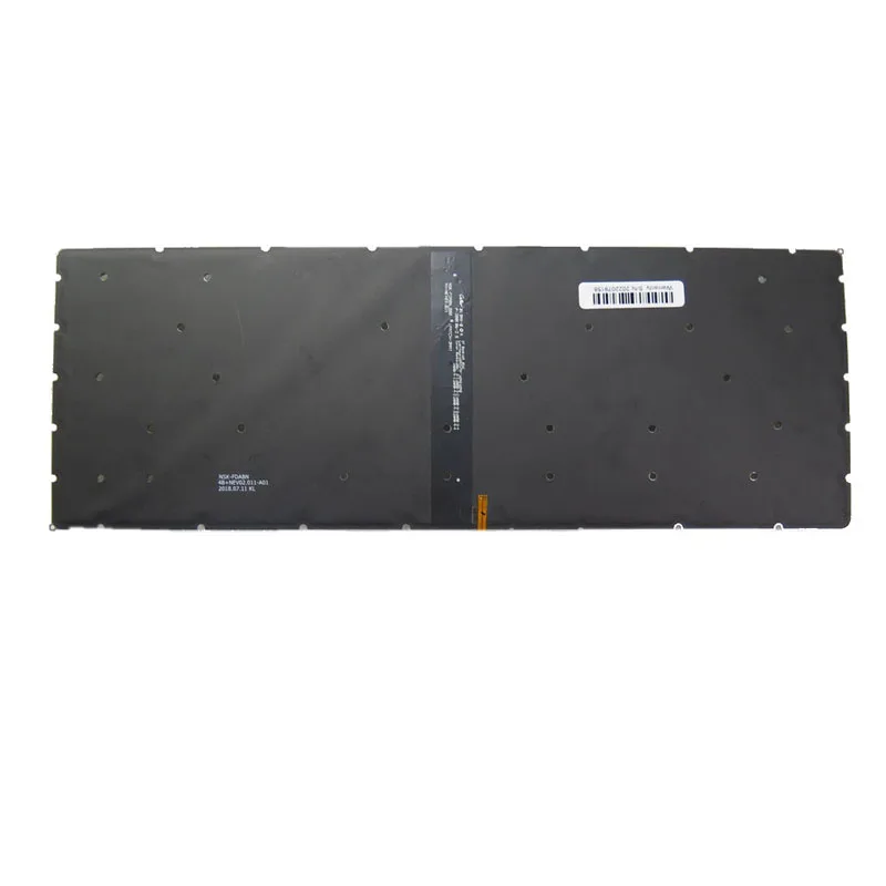 YD Laptop Monochrome Backlit Keyboard For MSI GS65 9Z.NEVBN.A0S NSK-FDABN S1N-3EES501-D10 S1N3EES501D10 Spanish SP Sliver New