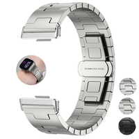 Titanium Strap for Huawei Watch Fit 4/4 Pro Luxury Business Metal Folding Clasp Band for Huawei Band Fit3 Smartwatch Bracelet
