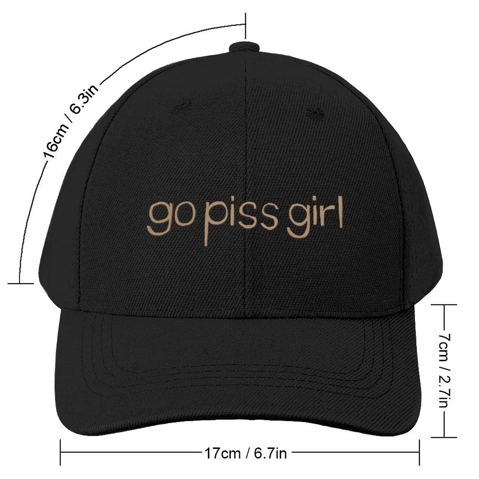 go piss girl Baseball Cap Anime custom Hat Men Luxury Brand Women's