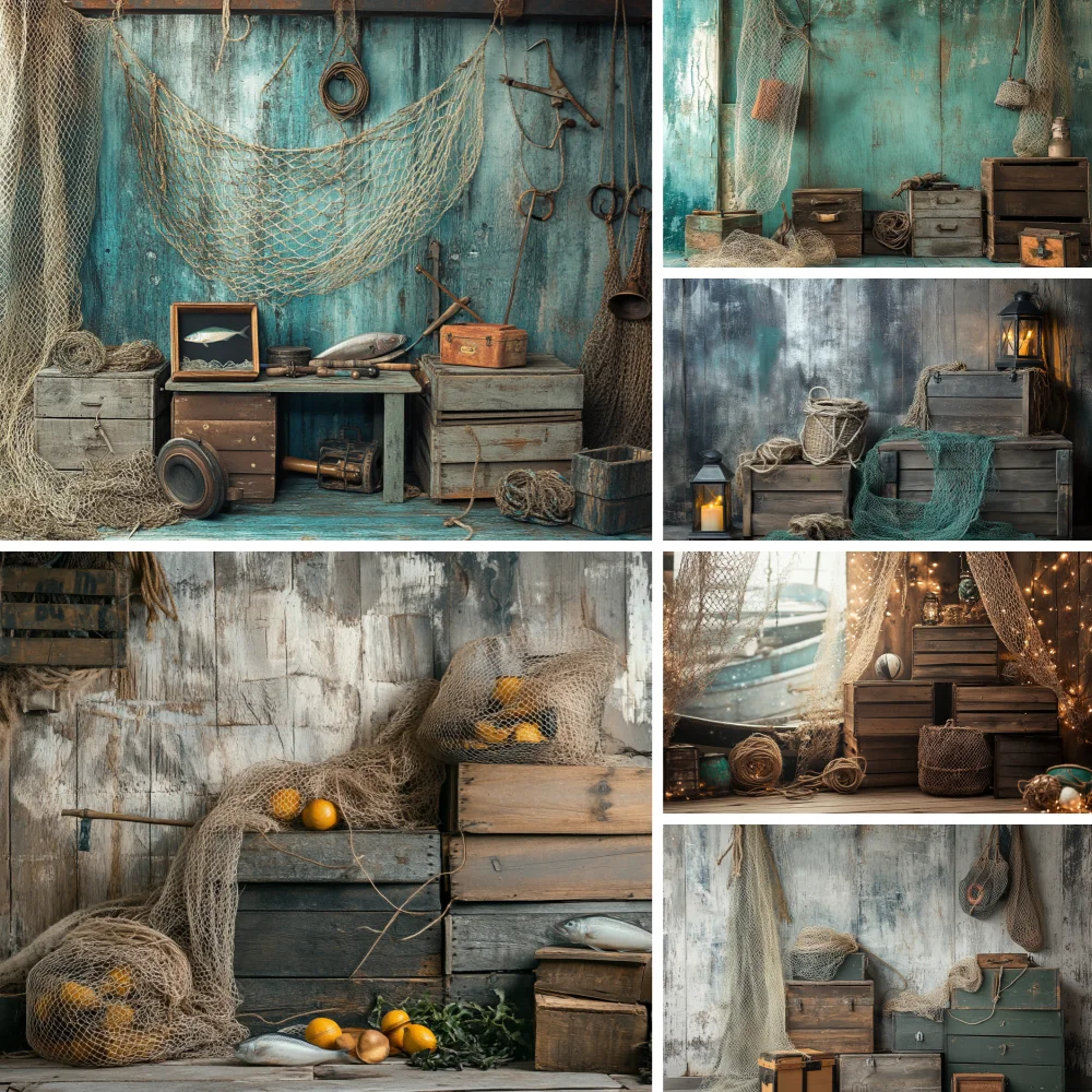 

Ocean Ship Cabin Backdrop Wood Board Sailor Rudder Boat Lighthouse Nautical Sailboat Rudder Boy Birthday Photography Background