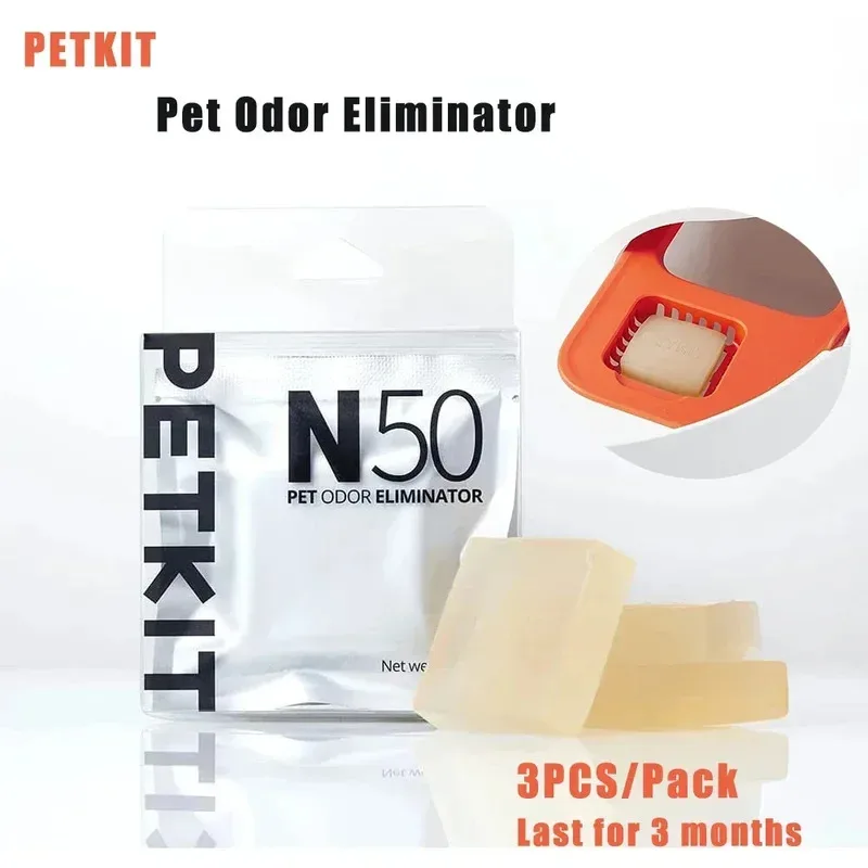 

PETKIT N50 Кубик-поглотитель запахов для самоочищающегося кошачьего туалета Pura Max, оригинальный освежитель воздуха для контроля запаха в зоотуалете