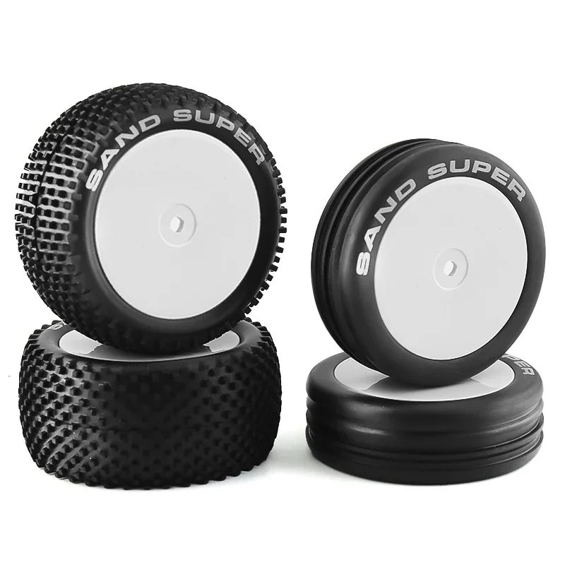 

82&87mm 1/10 2WD RC Off-Road Buggy Car Rubber Tire Wheel for XRAY XB2 Serpent SRX2 SRX4 Traxxas Bandit Tekno EB410 Tamiya DT02