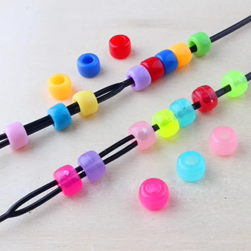 2Pcs/Set Pull Hair Needle Portable Hair Braid Needle Manual Hair Bun Tool Special Braid Hair Tool for Kids Use with Beads