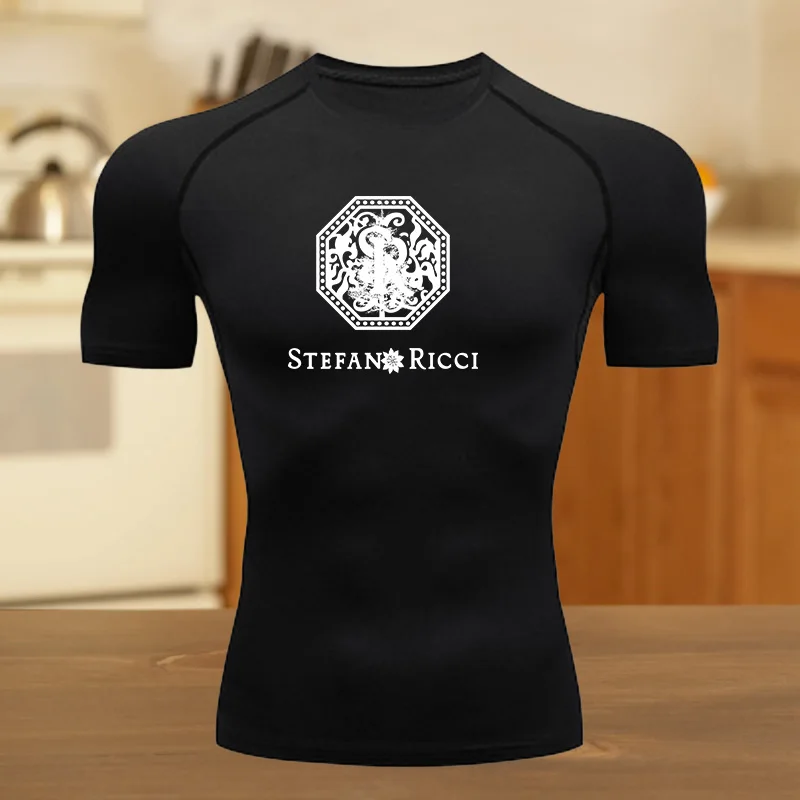 

Компрессионная футболка для мужчин, спортивная одежда для бодибилдинга, быстросохнущие рубашки для тренировок с короткими рукавами, спортивные топы, футболка для бега в тренажерном зале