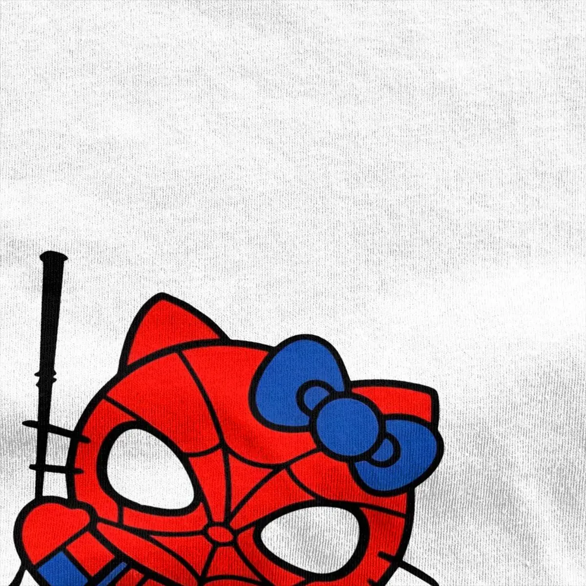 Men Hello Kitty Spider Man Spider-Man-bayingimg T Shirts 100% Cotton Tops Summer T Shirt O-Neck Hippie Pattern Tshirt Plus Size