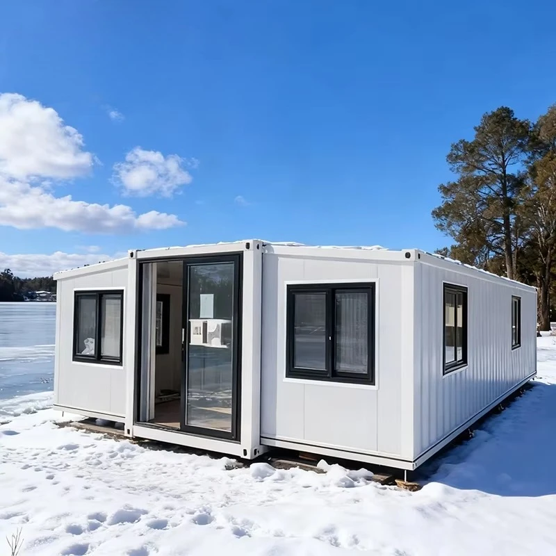 Customized Flat Pack Container House Light Steel Structure Prefabricated Home For Camping Site
