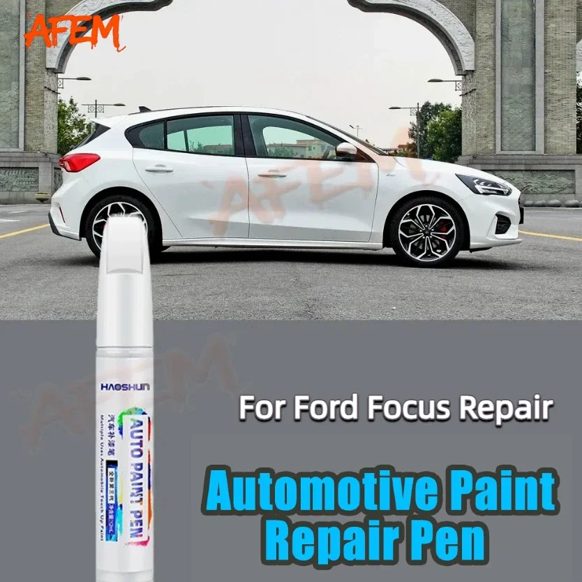 For Ford Focus Repair Pen Scratch Remover Black, White, Blue, Red, Silver Gray Varnish Color Paint Care Accessories Dynamic Red