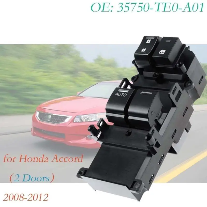 

31BC MasterControl Power Window Кнопка переключения переключения подъемника для 35750-TE0-A01 35750-TE0-A32