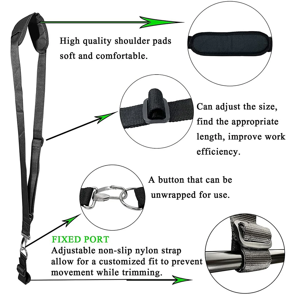 Único Ombro Acolchoado Harness Strap, Trimmer Strap para EGO Weeder Leaf Blower, Garden Power Tool, Replacem Acessórios, 1Pc