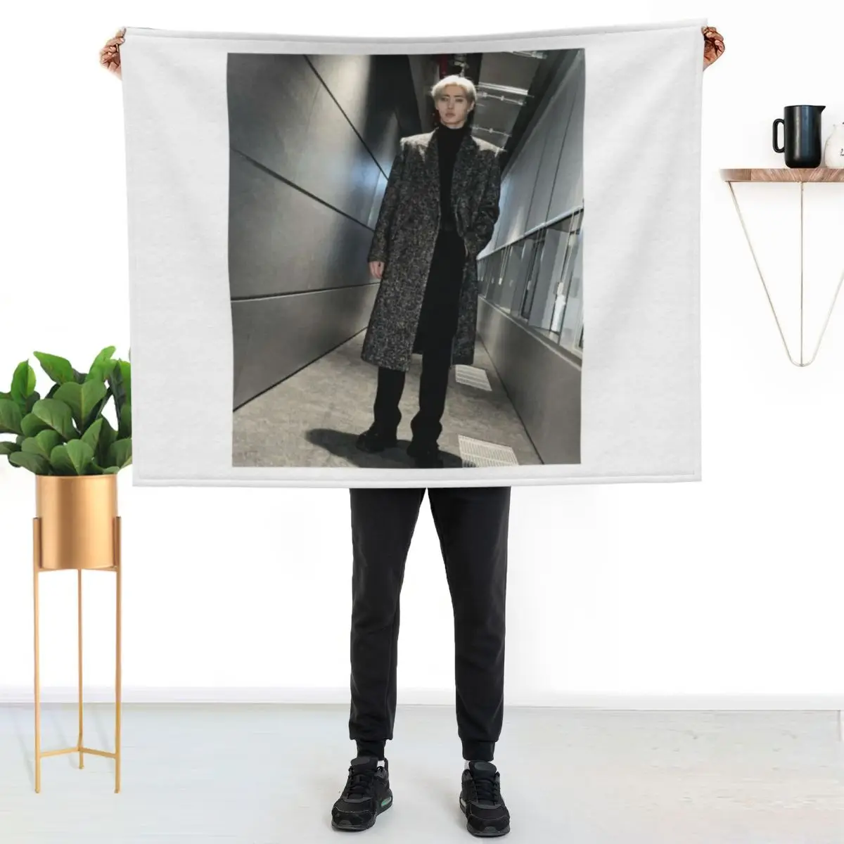 

sunghoon Throw Blanket No Pilling Soft Warm Blanket for Bed