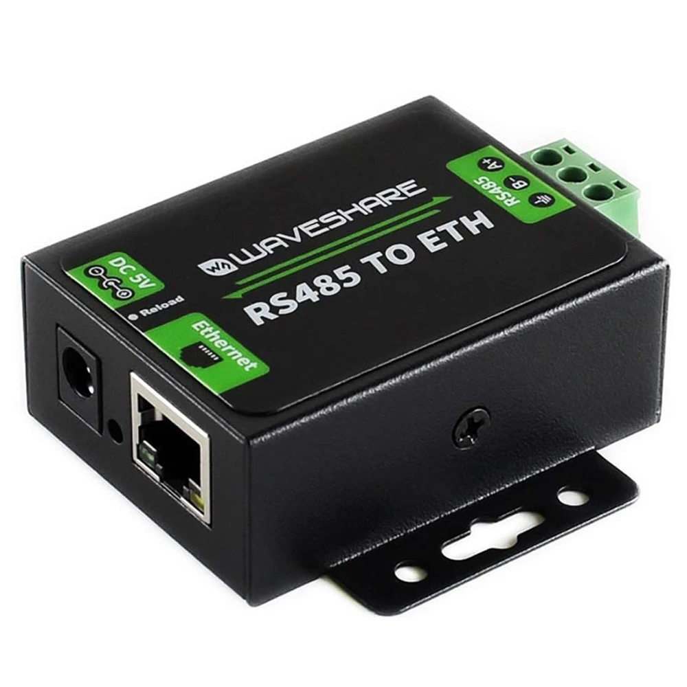 ABVC RS485 To Ethernet Converter With High-Speed Low-Power High-Stability RS485 To RJ45 Easy To Communicate Between US Plug