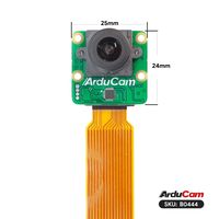 2MP IMX462 Color Ultra Low Light STARVIS Camera Module with 141°(H) Wide-Angle M12 Lens for Raspberry Pi