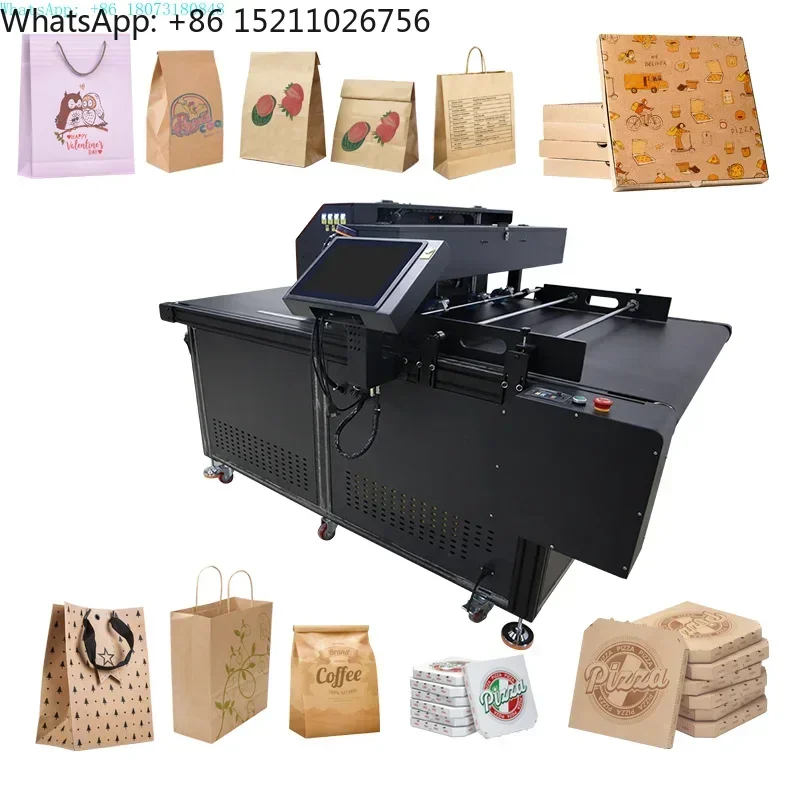 Corrugated Paper box Carton Box Single Pass High Speed Digital Printer Inkjet Printing Machine